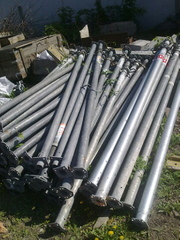 Опалубка б/у (стойки,  тренога,  ригель,  щиты,  раскос,  комплектующие)