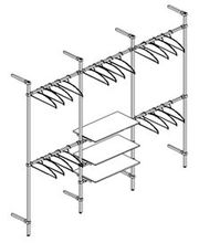 СТОЙКИ, СТЕЛЛАЖИ, КОНСТРУКЦИИ ( хром )