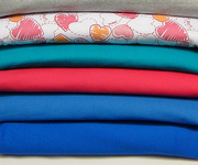 Ткани трикотаж футер,  кулир,  интерлок,  лакпи для швейных машин,  фурнитура