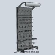 Стеллаж перфорированный. Торговое оборудование.
