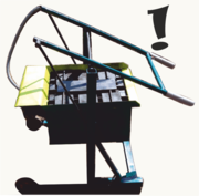 Шлакоблочный станок на 2 блока для производства шлакоблока 