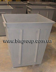 Металлический мусорный бак