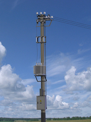 Комплектная трансформаторная подстанция столбовая напряжением 10(6)/0,