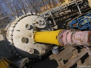 Реактор аппарат СЕРН-6, 3м3 синяя ємаль с мешалкой  + мотор редуктор 