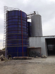 Продаётся линия для хранения, переработки и расфасовки цемента произв.