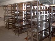 Оцинкованные металлические стеллажи