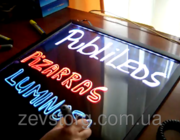 Рекламная LED-доска 40*60, флуоресцентная доска