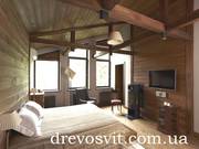 Фальш брус сосновий для обробки приміщення