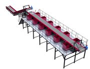 Линия сортировки твердых бытовых отходов.