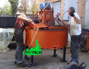 Бетоносмеситель для принудительного перемешивания бетона и растворов н