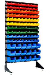 Продам стеллаж с пластиковыми ящиками для харнения мелкого товара