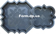 Формы для тротуарной плитки Декор-Гжель 4, 5см