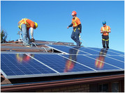 Наземные и накрышные солнечные электростанции,  подключение к сети,  зел