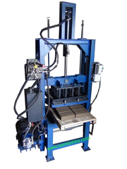 Гидравлический вибропрес для пр-ва  шлакоблоков и плитки