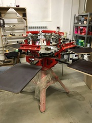 Станок для шелкографии на текстиле