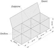 Габіон коробчатий плетений