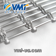 СЕТКА ТКАНАЯ КОНВЕЙЕРНАЯ НЕРЖАВЕЮЩАЯ (ТРОСИКОВАЯ) ТУ 14-4-460-8