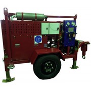 Бензиновая лебедка для прокладки кабеля серии ЛСИ.Т.Б с бензиновым дви