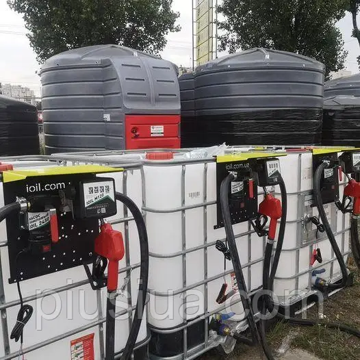 Мобільна міні АЗС Єврокуб 1000 л для дизеля