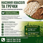 Посівмат квасолі та гречки з контрактом на викуп врожаю